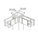 Connector for profile 25x25mm