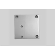 Plate for furniture legs, cornering, corner aluminum K-30 80x80mm