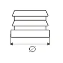 Cover for profile P-K30