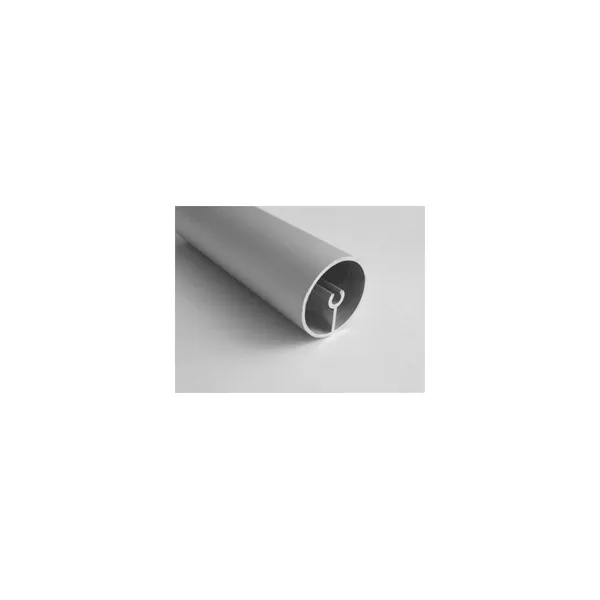 Profile aluminum Ø40mm with partition L5000mm