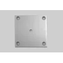 Tvirtinimas kojelėms centrinis aliuminis K-43 80x80mm