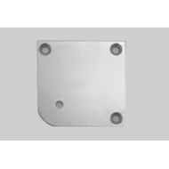 Tvirtinimas kojelėms kampinis aliuminis K-43 80x80mm