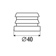 Cover for profile P-K43