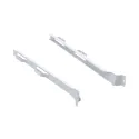 Roller slides Norscan, for 18mm thickness, L500mm, R+L, white