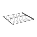 Shoe shelf Norscan, W600mm, Ø500mm, dark grey