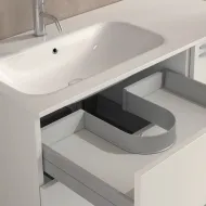 Undersink drawer insert, Flexi sink, L680mm white