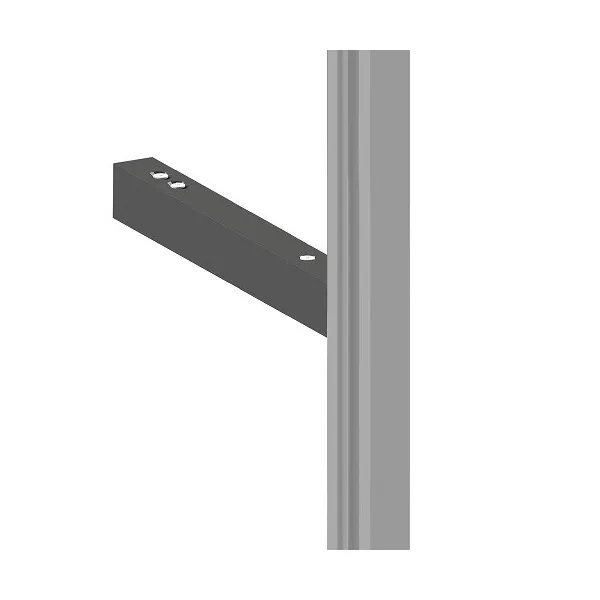 Tvirtinimas profilio prie sienos tarpinis L245mm, juoda