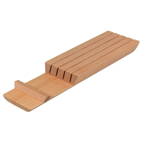 Knife block, Wood, universal cutlery insert and Matrix Box P