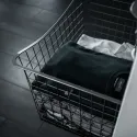 Wire basket Norscan, W500mm, H330mm, Ø500mm, dark grey