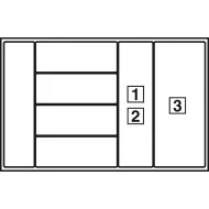 Spice jar insert, Wood, universal cutlery insert and Matrix Box P
