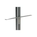 Fixing element for wooden shelf L160mm black 2 pcs