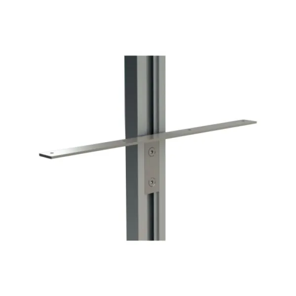 Fixing element for wooden shelf L160mm black 2 pcs