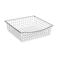 Wire basket Norscan, W600mm, H330mm, Ø500mm, dark grey