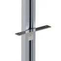 Laikikliai lentynai medinei L160mm, nerūdijantis plienas (2 vnt.) PHOS