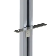 Laikikliai lentynai medinei L160mm, nerūdijantis plienas (2 vnt.) PHOS