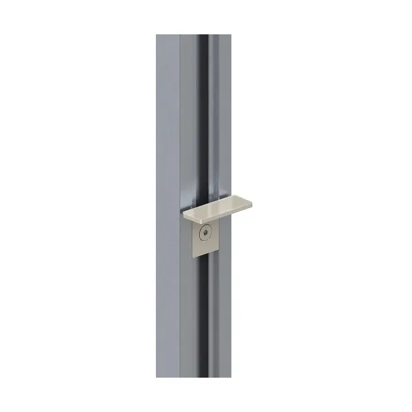 Fixing element for glass shelf L50mm black 2 pcs