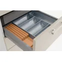 Dėklas įrankiams P900mm, plastikinis pilkas