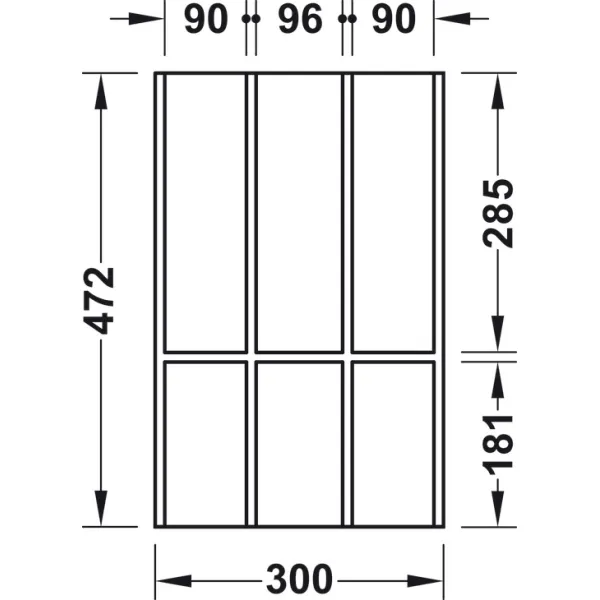 Dėklas įrankiams Move, 300x472mm, medinis, ąžuolas