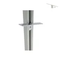 Fixing element for wooden shelf 75° L160mm black 2 pcs