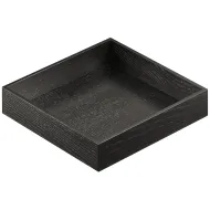 Dėžutė Move, 236x236x43mm, medinė, tamsus uosis