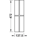 Skirtukas dėklui Move, 137,5x472mm, medinis, ąžuolas