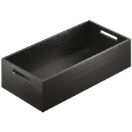 Dėžutė Move, 236x472x110mm, medinė, tamsus uosis