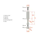 Wine bottles display storage system Pin Wine aluminium