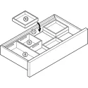 Box 2 Move, Drawer compartment system, universal, flexible