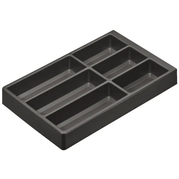 Dėklas įrankiams 300x480mm, plastikinis antracitas