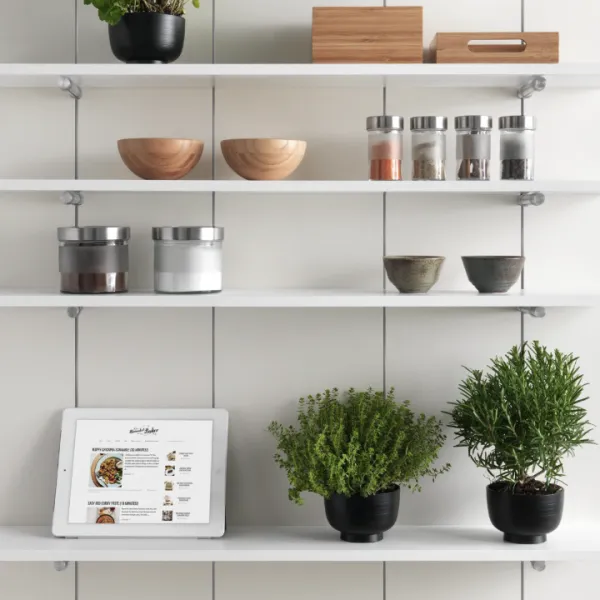 Laikiklis lentynos Pin Shelf titanium