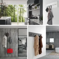 Display storage system for clothing and accessories Pin Hang aluminium