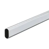 Wardrobe rail OVA, 30x15x0.8mm, L1500mm, chrome