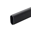 Wardrobe rail OVA, 30x15x0.8mm, L1500mm, chrome