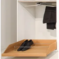 Shoe rail, For extending trays