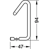 Shoe rail, For extending trays