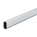 Wardrobe rail OVA, 30x15x0.8mm, L3000mm, chrome