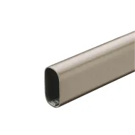 Vamzdis ovalus, 30x15x0,8mm, L3000mm, chromas