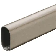Vamzdis ovalus, 30x15x0,6mm, L2500mm, titanium pilka