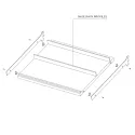 Bracket for shoe rack WALK-IN