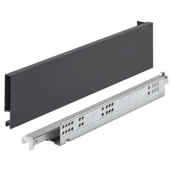 Drawer set Matrix Box Slim A Synchro, H89mm L270mm 30kg soft-close anthracite