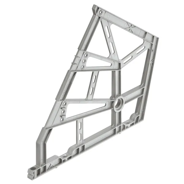 Shoe rack fitting, for shoe cupboards, with 3 compartments