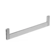 Vamzdis stačiakampis su plastikine apsauga 30x10mm, L2000mm, rudas