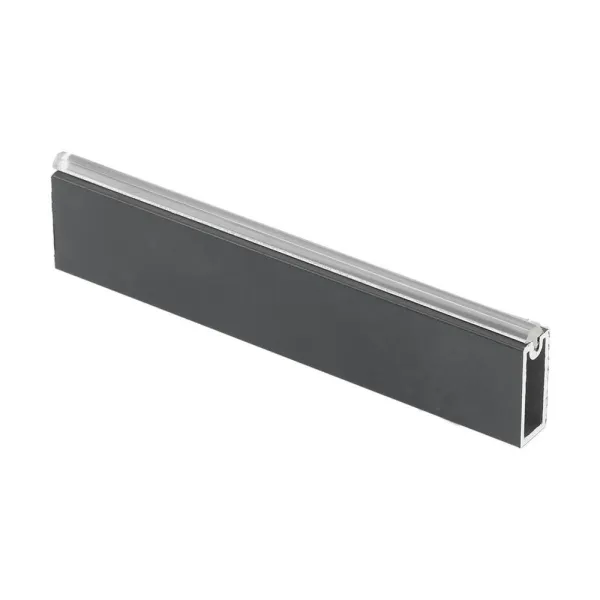 Vamzdis stačiakampis su tarpine 30x8mm, L2000mm, pilkas