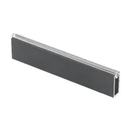 Vamzdis stačiakampis su tarpine 30x8mm, L2000mm, pilkas