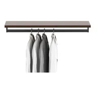 Vamzdis stačiakampis su tarpine 30x8mm, L2000mm, pilkas
