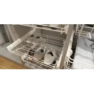 Pull out shoes rack W700mm with soft closing, anthracite