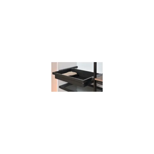 Tray, metallic, W800mm H120mm brown