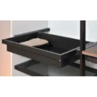 Tray, metallic, W800mm H120mm brown