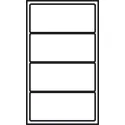 Inserts accessories, nominal length 500mm, for cutting to size
