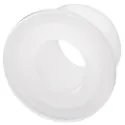 Inset cup, Plastic, e.g. for mounting handles on glass doors